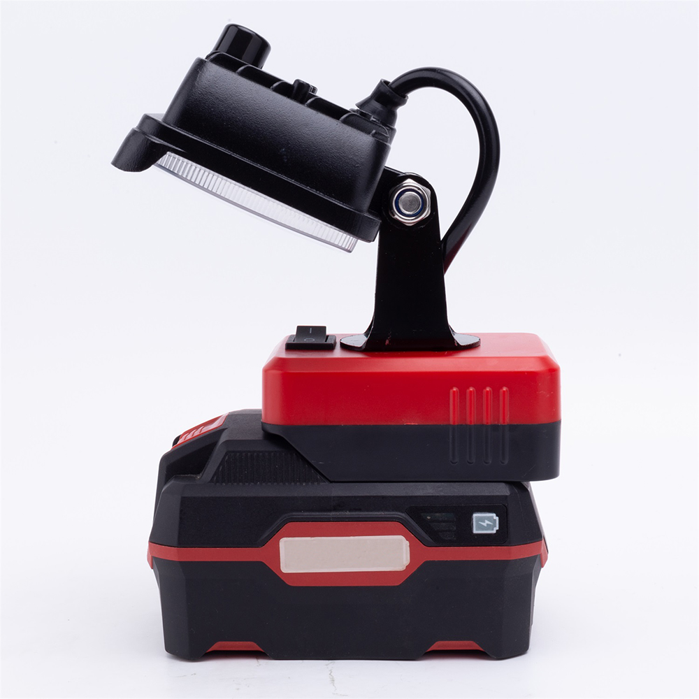 Lampada da lavoro a LED wireless per Parkside X20V Performance Batteria agli ioni di litio Lampada da esterno portatile Lampada da lavoro per officina (Non batteria)