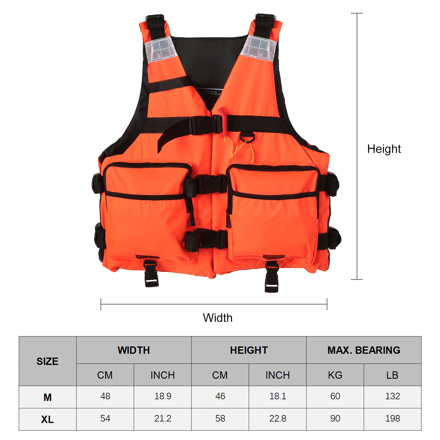 Gilet de sauvetage adulte veste Polyester natation nautisme Ski surf survie dérive gilet de pêche avec sifflet veste de sport nautique