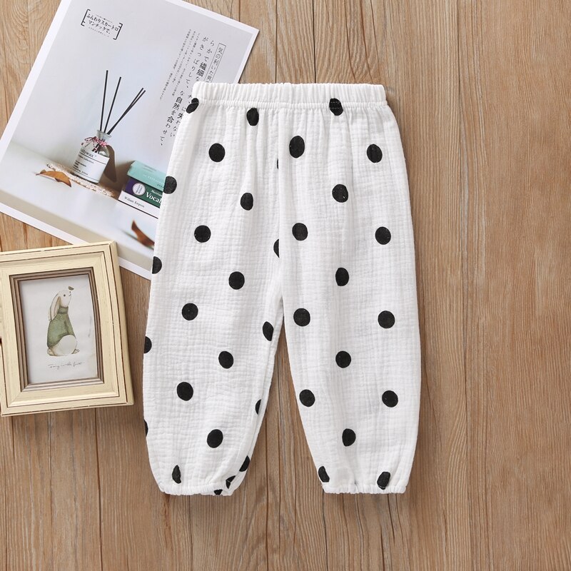 Babymeisjes zomer lange broek peuter kinderen babyjongen meisje lange broek leggings joggingbroek harem broeken: Wit / 24m