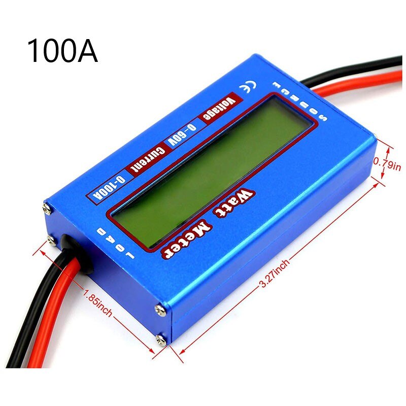 100A 150A LCD Bildschirm Digital Wattmeter Hohe Präzision Energie Meter RC Watt Meter Gleichgewicht Spannung Batterie Ausgleicher Ladegerät Werkzeuge: Blau 100A