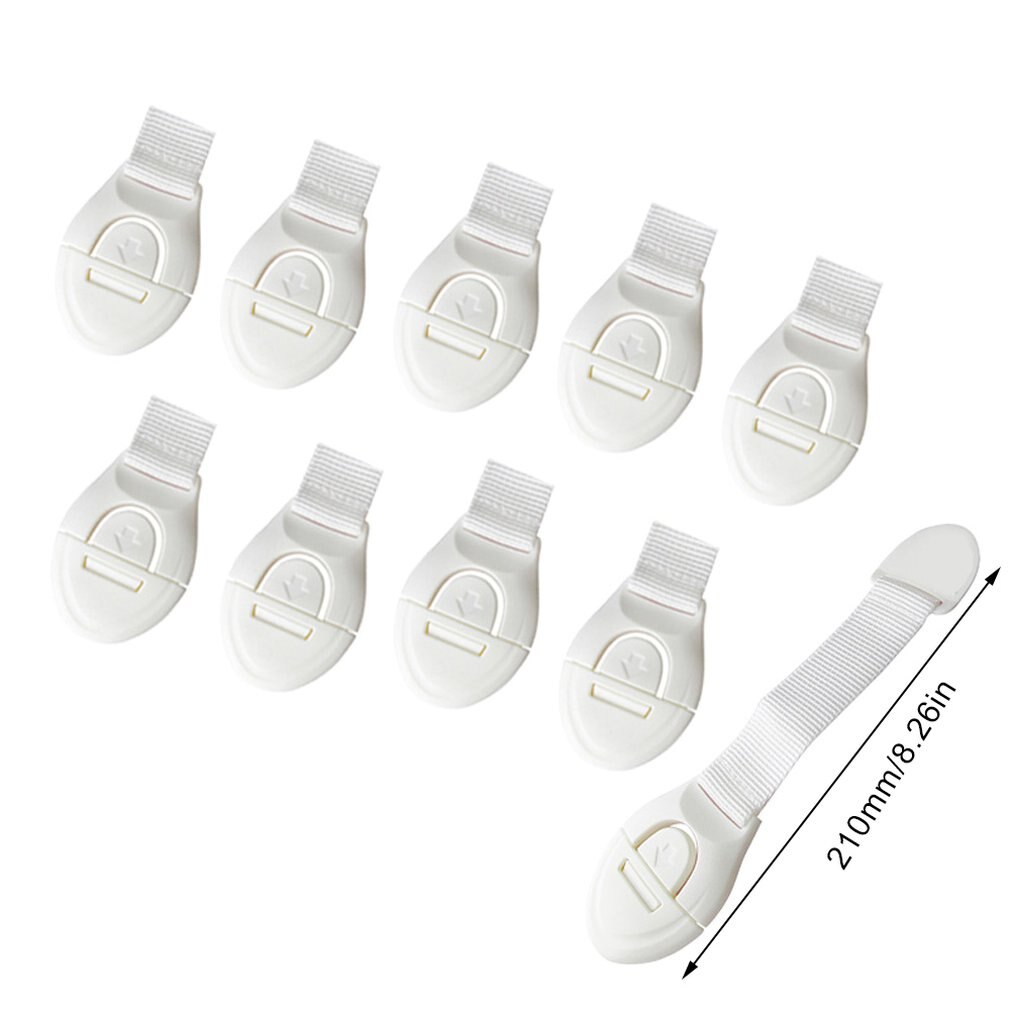 10 stücke Baby Sicherheits Schloss Schublade Sperren Multi-funktion Schutz Baby Kühlschrank Schloss freundlicher Lange Schrank Türschloss