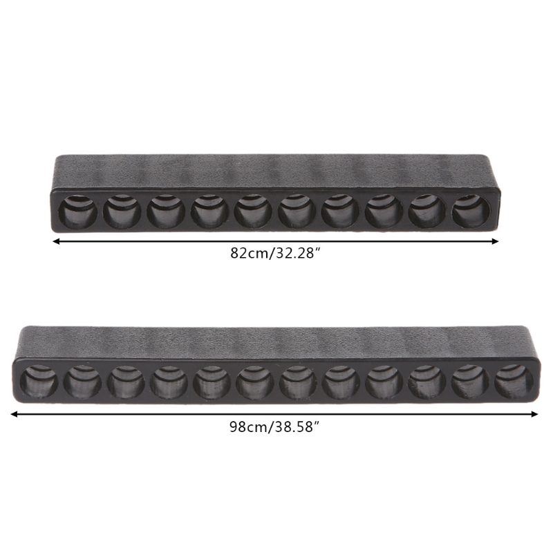OOTDTY Screwdriver Hole 10/12 Holes Hex Shank Bit Holder Plastic Head Storage Case Tool