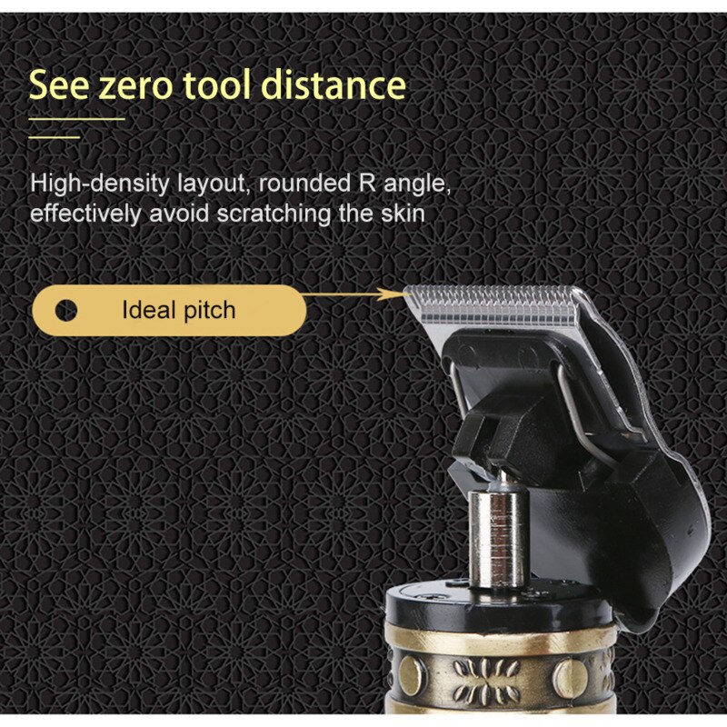 Electric Hair Clipper Men USB Rechargeable Low Noise Hair Trimmer Cutting Machine Beard Shaver Trimer Barber Hair Shaving