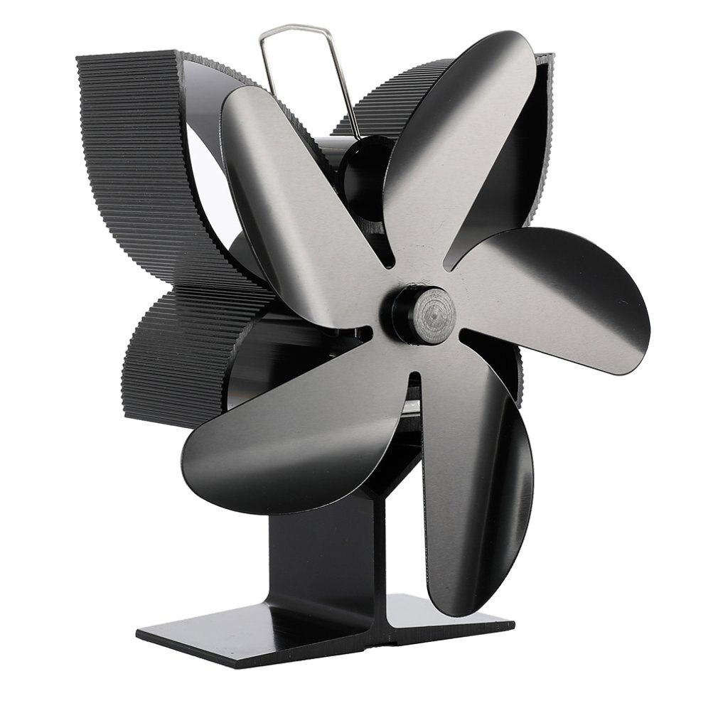 SF201S Thermal Power Fireplace Heater Five Blades Fireplace Heating Fan Efficient Air Heater Low Noise Fan