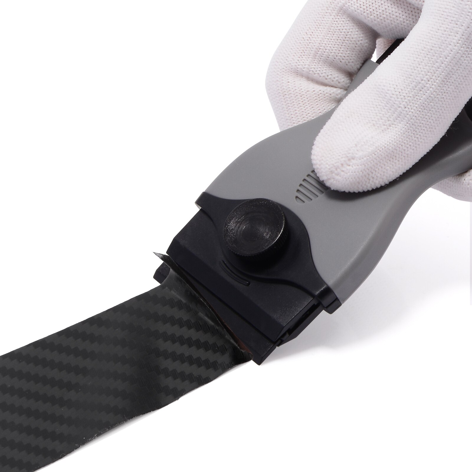 Ehdis 2Pcs Cleaning Wrap Vinyl Zuigmond Met Reservemesjes Glas Lijm Sticker Remover Scheermes Schraper Plastic Window Tint Auto gereedschap