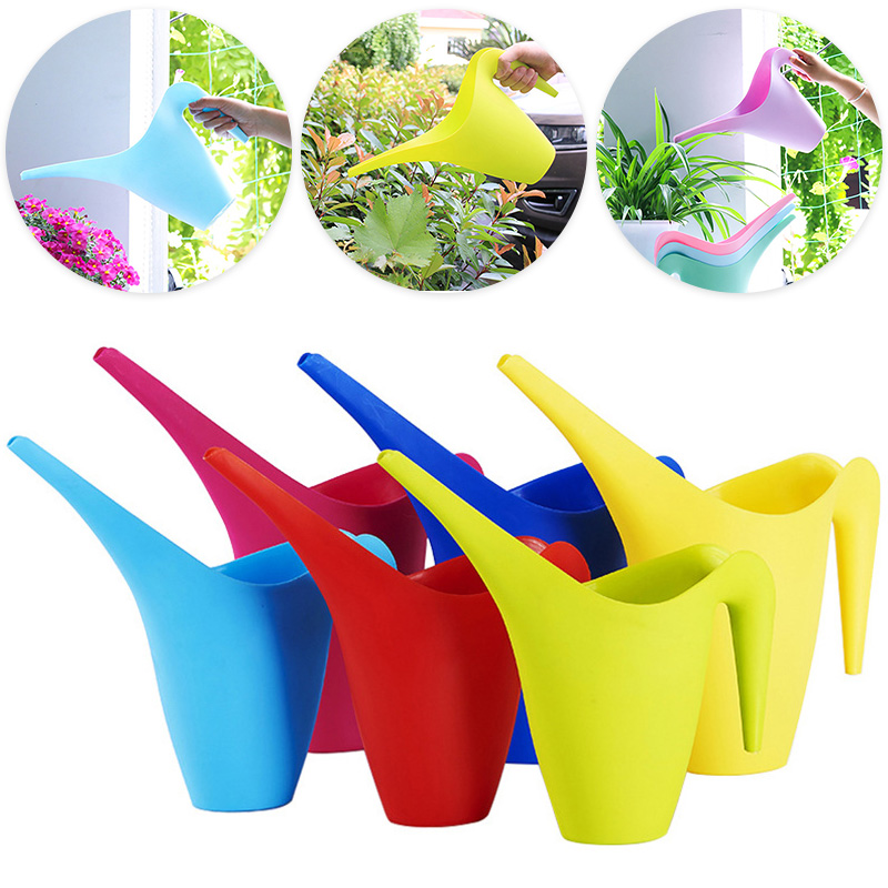 Plast lång mun blomvattenkanna trädgårdsväxter vattenkruka strö blomma växt bevattningsverktyg trädgårdstillbehör