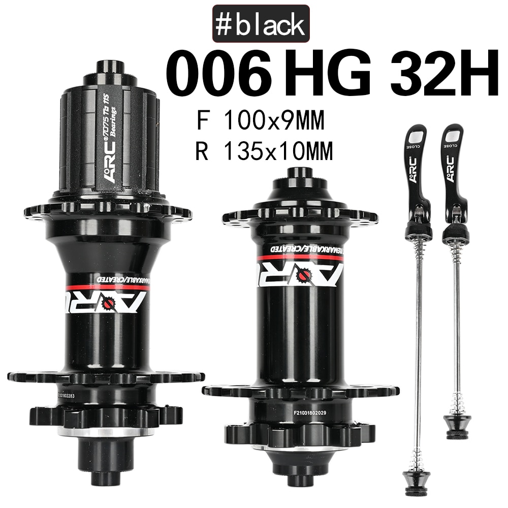 Nanlio Bicycle Hubs ARC 006 Mountain Bike Hub - NBK Bearing Aluminum Alloy Hub for 8-12 Speeds | Available in 32/28/36 Holes