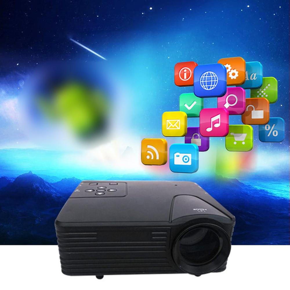 H80 Projector Portable Mini 640X480 Pixels Full Hd Brighter And Clear Led Projector Video Home Cinema Theater