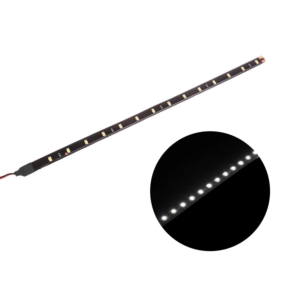 Auto led 3528 lichtstrips 12v 15 flexibele zachte lichtstrip decoratieve lichtstrip 30cm-1210 lichtstrips autodecoratie: Witte led 12v 30cm