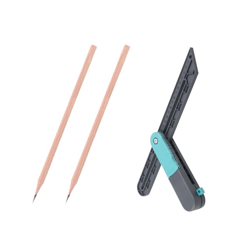 Lock Angle Measure Tool Woodworkers Edge Rule Protractor Inclinometer Goniometer Gauge Meter Plastic Ruler with Lock MeasureTool