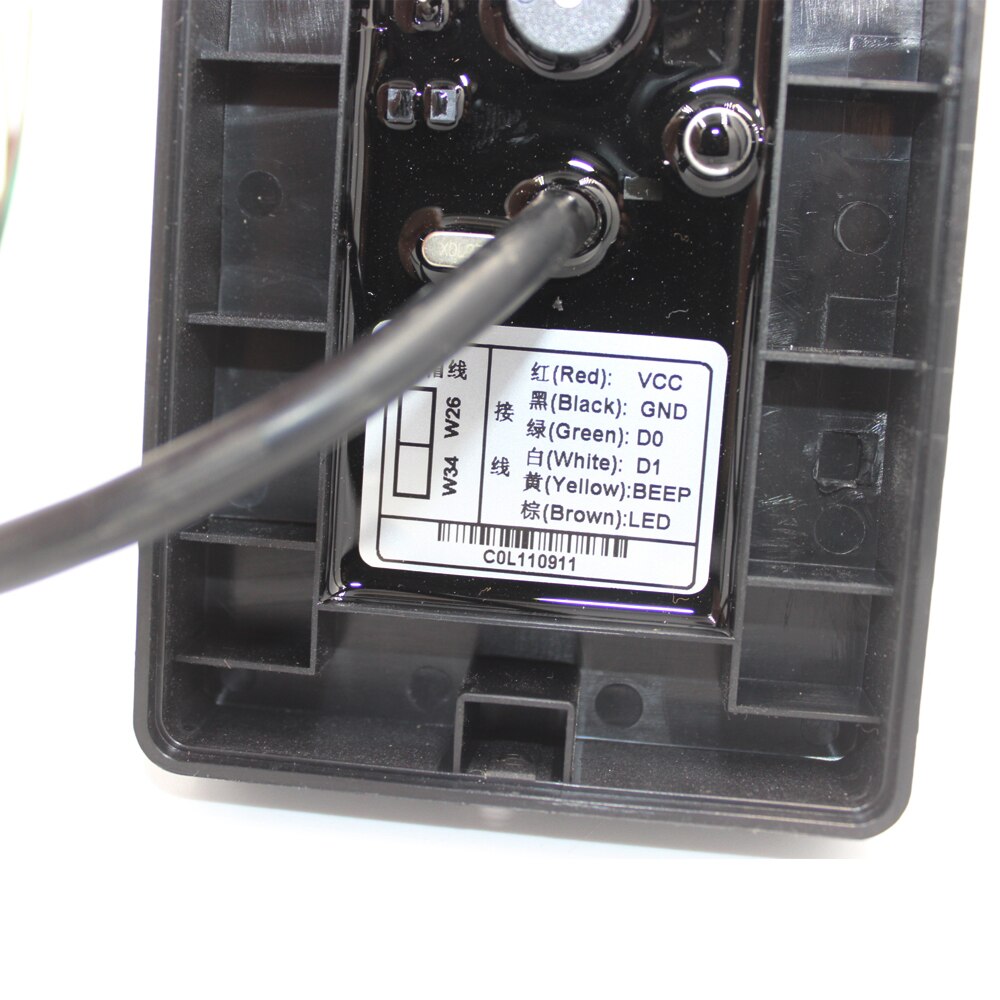 Smart Proximity Access Control Card Reader IP66 Waterproof 125KHz 13.56MHz RFID Card Reader Access Control WG26/34 Output