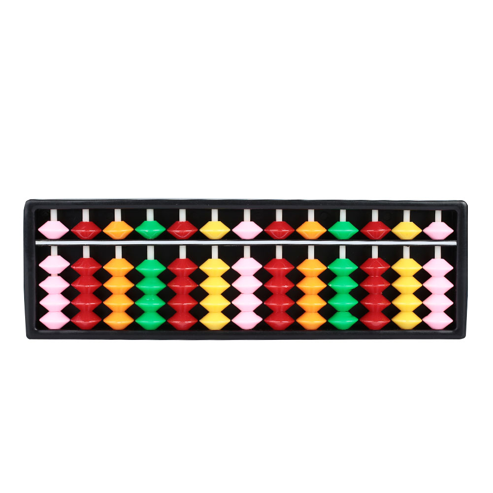 Abacus Children Math Leaning Brain Developing Educational Toy Student children's mental arithmetic abacus colorful 13 files