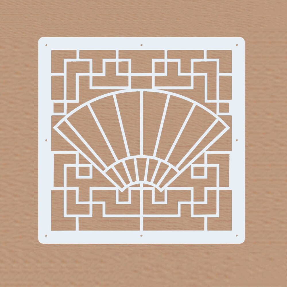 12pcs Room Divider Folding Screen Partition Room Separator Screens Wall Wooden-plastic Decorative Panel White 29X29cm: Room Divider B