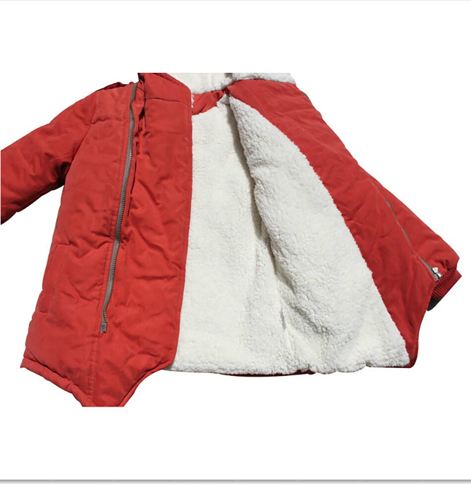 freundlicher Oberbekleidung Warme Mantel Sportliche freundlicher Kleidung Winddicht Verdicken Jungen Baumwolle-Gepolsterte Jacken Herbst Winter 3-12T JYF