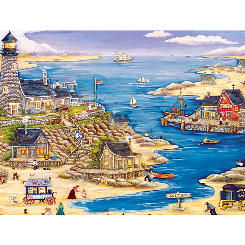 FAI DA TE Jigsaw Puzzle 1000 Pezzi di Montaggio Foto Viaggi Nello Spazio Paesaggio Puzzle Giocattoli Per Adulti Bambini A Casa I Bambini Giochi Regali: J with opp bag