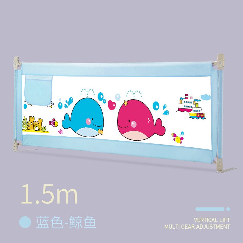 Letto bambino Recinzione di Casa I Bambini scatola Cancello di Sicurezza del bambino Prodotti per la Cura di Barriera per il letti Culla Rotaie Recinzione di Sicurezza per Bambini Guardrail: 1.5M blu