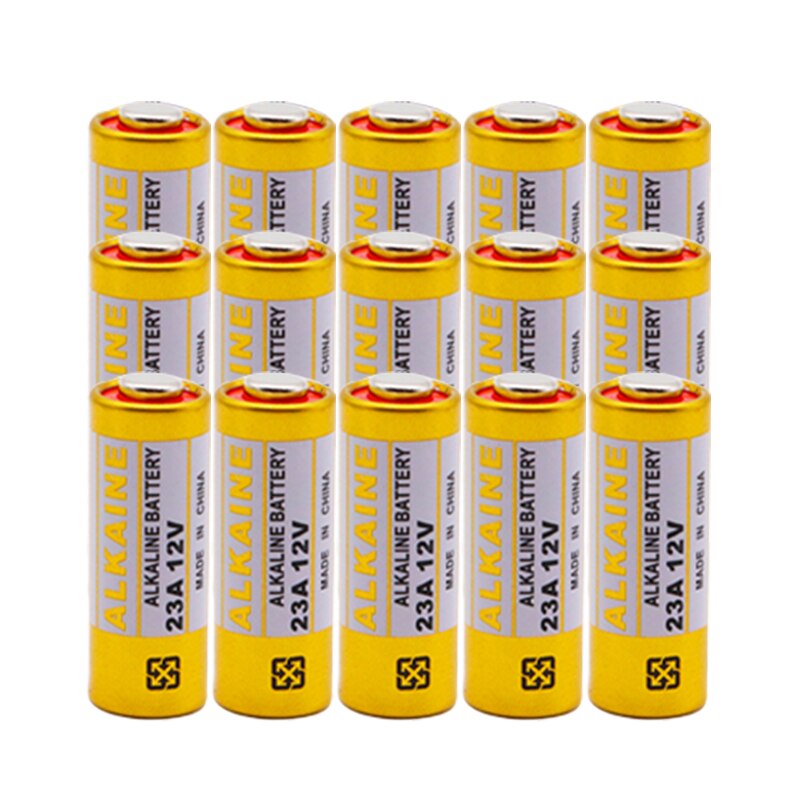 20 pièces 23A 12V pile alcaline sèche 23AE 21/23 A23 23GA MN21 pour sonnette, alarme de voiture, baladeur, télécommande de voiture etc.