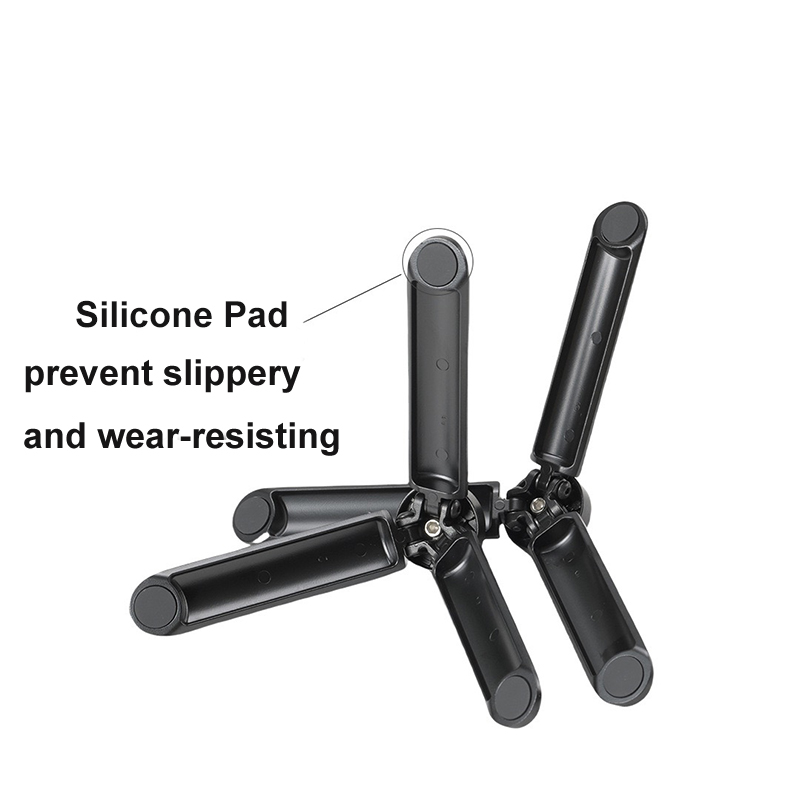 Aluminum Alloy Mini Tripod 1/4 Screw Mount Projector Stand Fill light Camera phone Holder Stabilizer Desktop Portable Tripod