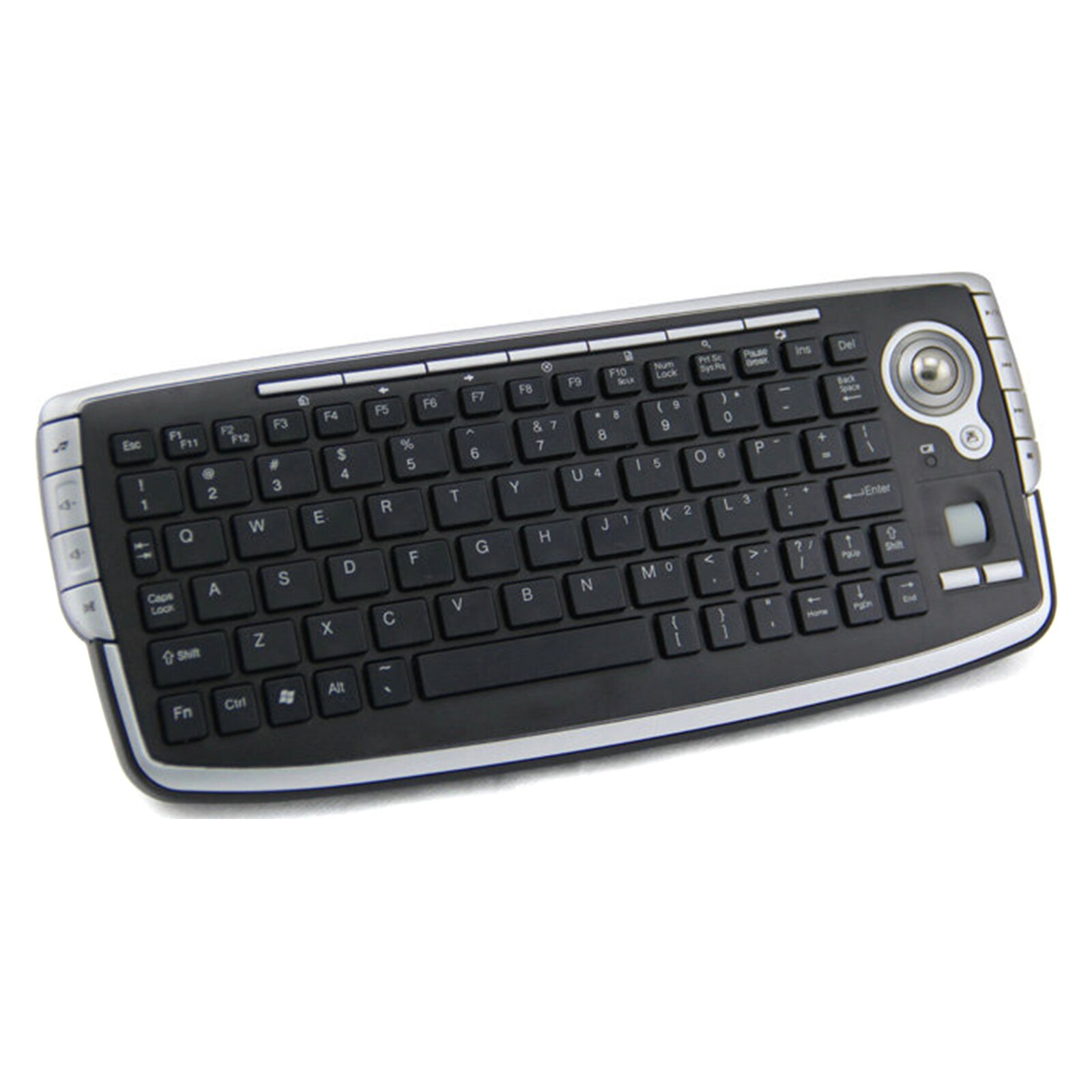 2.4Ghz Toetsenbord Met Trackball Optische Muis Draagbare Compact Wireless Keyboard 2.4Ghz Draadloze Technologie