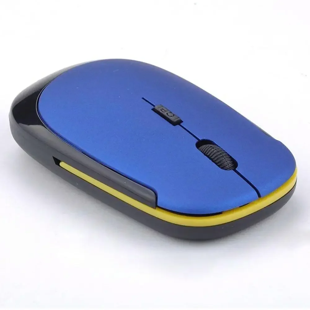 Portable 2.4GHz Wireless Mouse + USB Receiver 1600DPI 10m Gaming Mouse for Macbook Laptop PC
