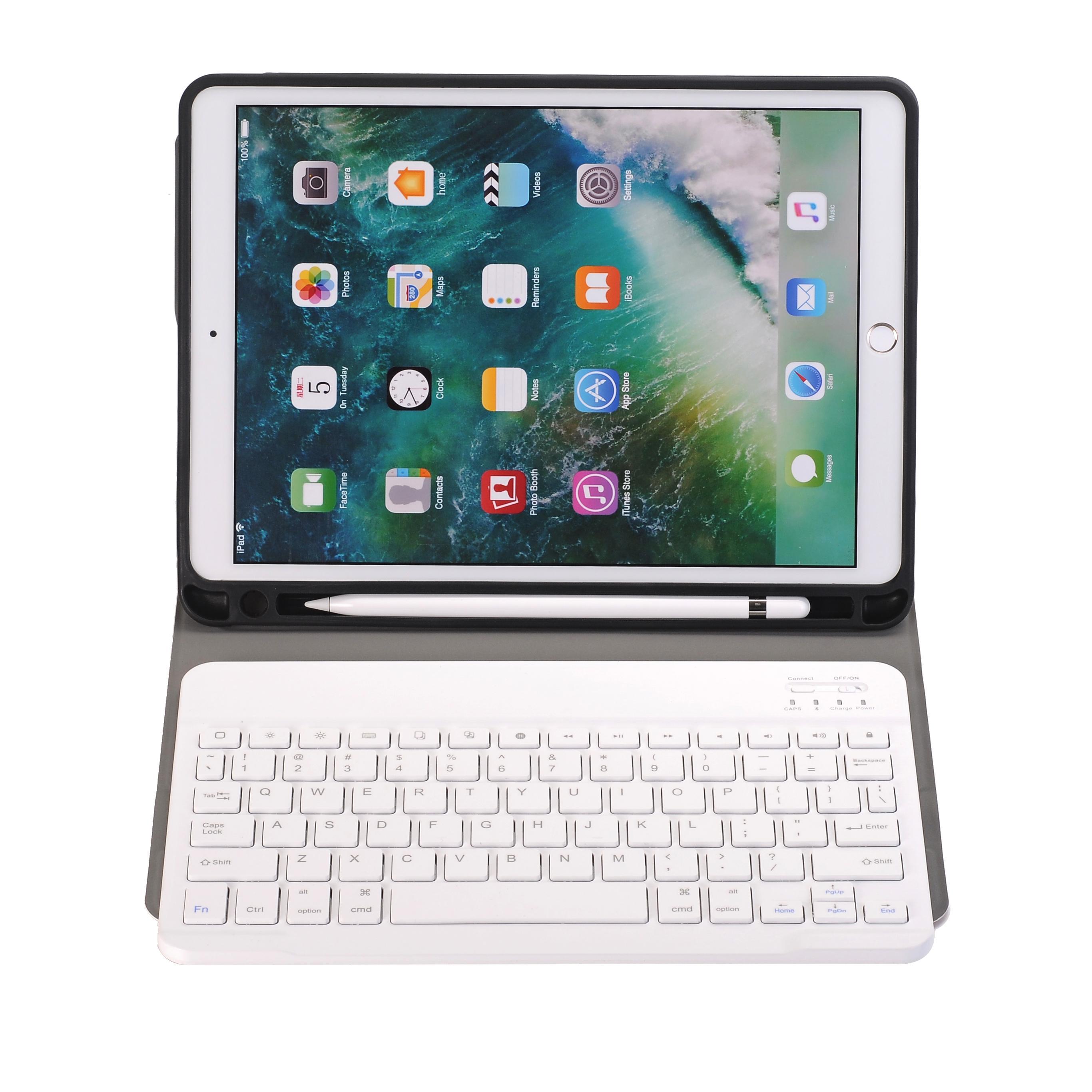 Backlit Toetsenbord Case Voor Ipad 10.2 Toetsenbord Met Potlood Houder Voor Apple Ipad 7th Generatie A2197 A2200 A2198 A2232 Cover +