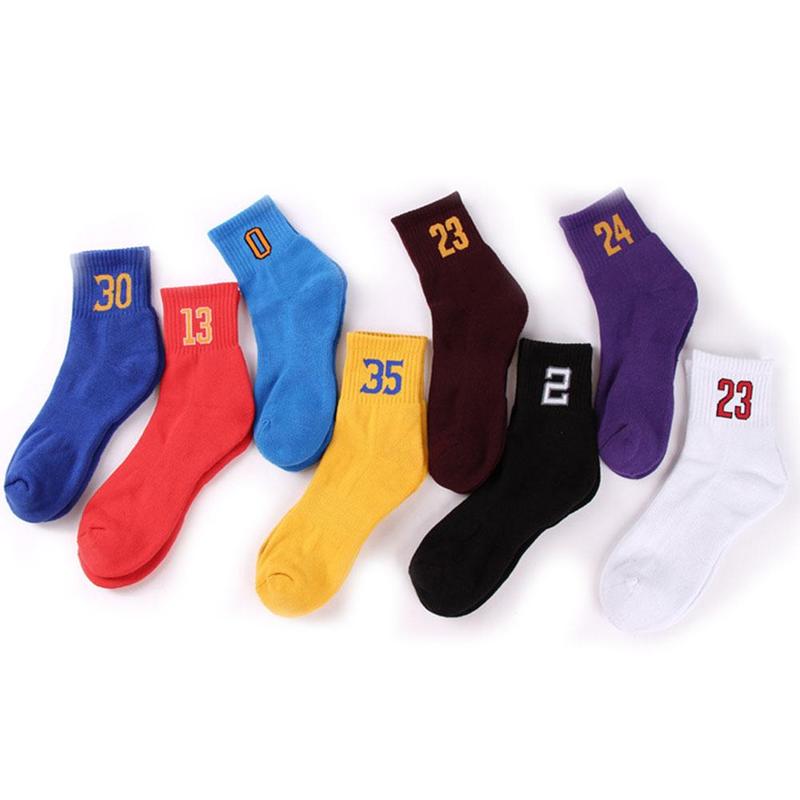 Men's Red Team Basketball Socks Air Permeability Thickening Socks Perspiration Odor Resistant Friction Proof Socks