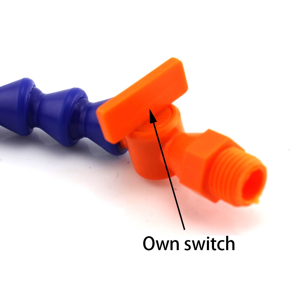 12mm * 400mm cooling tube (with switch) cooling mechanical nozzle universal nozzle diy engraving machine nozzle