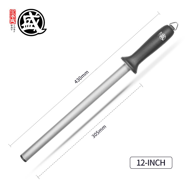 Mitsumoto sakari japansk 10- tum  or 12- tum skärpning diamant diamant nanokristaller stångknivslipare med låda: 12- tum