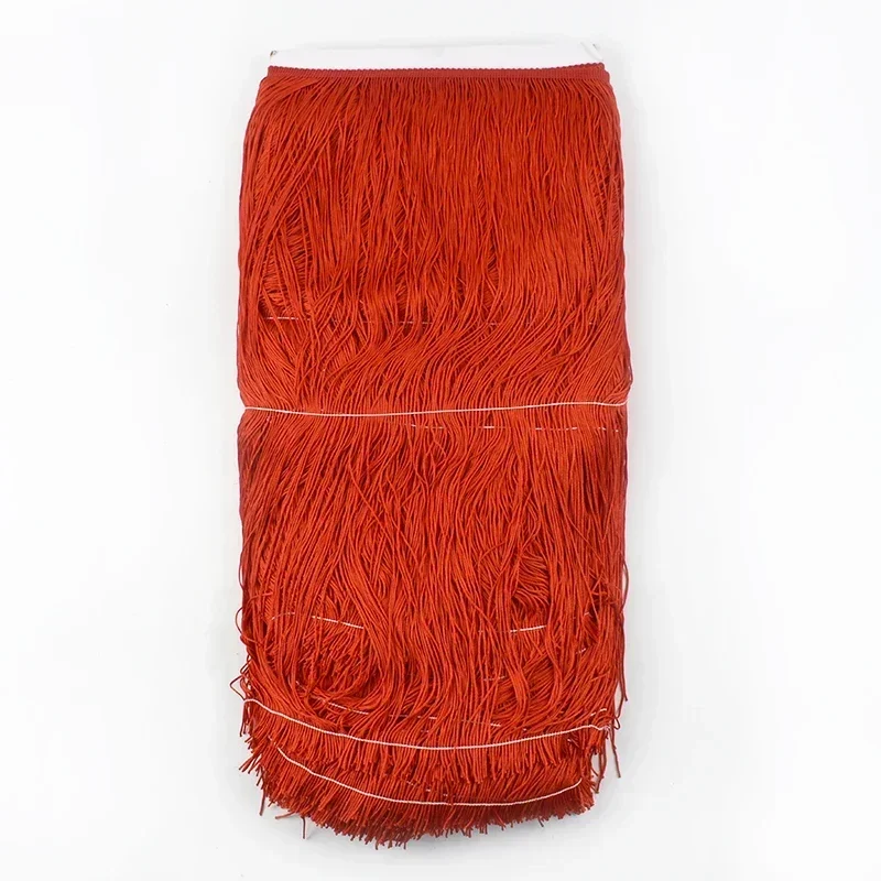 1/2/3M 50Cm Lange Franjes Kant Kwastje Latin Dans Rok Kwasten Fringe Gordijn Veters Trim kledingstuk Decor Trimmen Naaien Accessoire: M / Donkergrijs