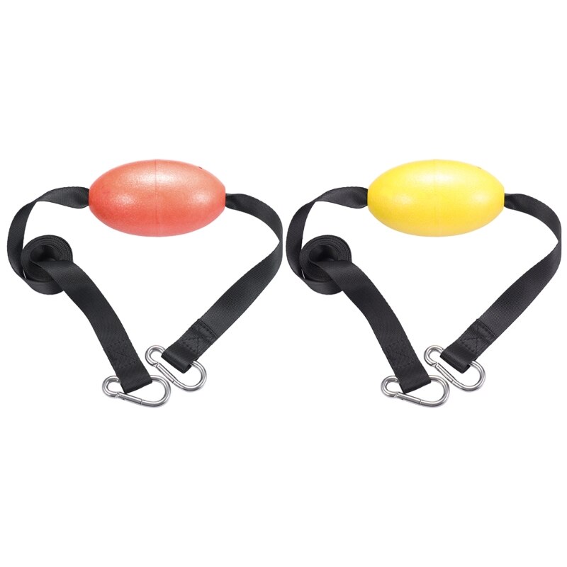 70'' Drift Sock Harness with Buoy Stainless Steel Carabiner Marine Rope Drift Control Harness for Canoe Kayak