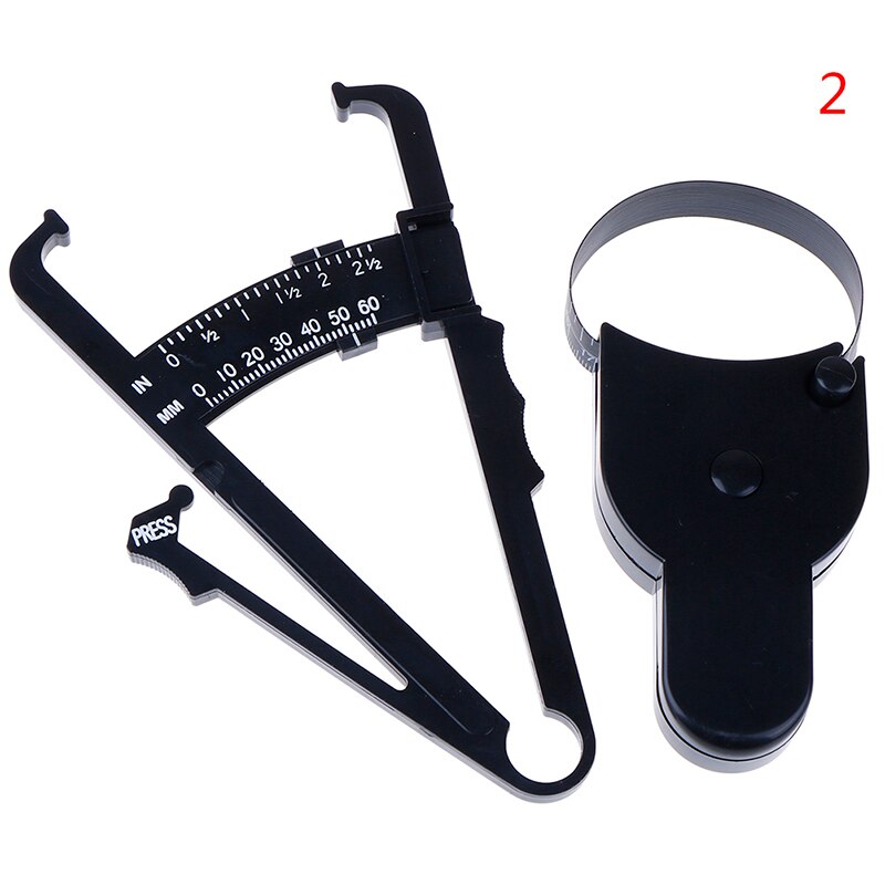 70mm Skinfold Body Fat Caliper Set Body Fat Tester Body Skinfold Measurement Tool with Measure Tape Body Fat Monitors