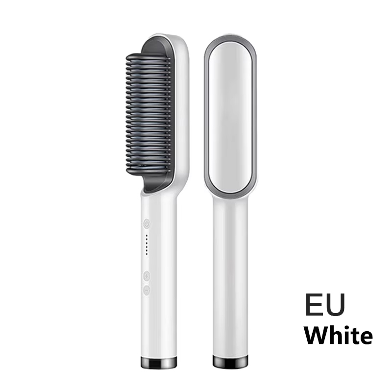 Xiaomi Haarglätter, schnell erhitzt, elektrisch, heißer Kamm, Haarglätter, professionelle Negativ-Haarpflege, Frisurbürste: Beige