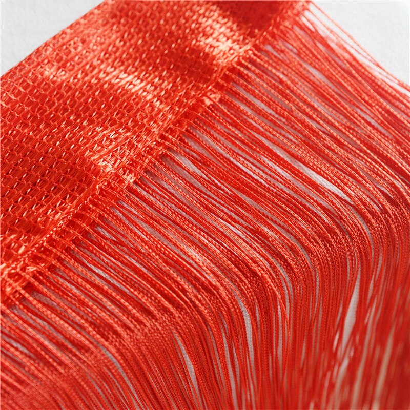 1x2M String Curtain Panels Home Glitter Window Curtains Thread Curtain Tassel Bead Curtain Door Sheer Panel Curtains Bedroom: 08