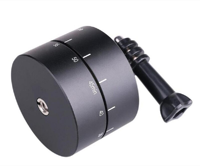 Temporizador de minutos 60min 120 estabilizador de retardo Panning giratorio para Gopro Hero 8/7/6/5/4/3 + SJCAM Xiaomi Yi