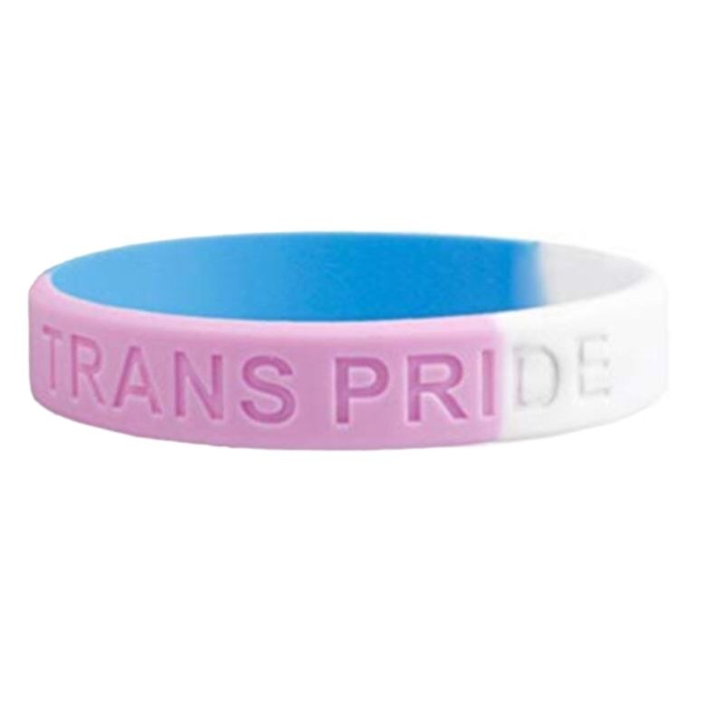 18 soorten Unisex LGBT Rainbow Letters Sport Zes-Kleur Gay Lesbische Trots Siliconen Rubber Polsbandje Armband Party Parade: R