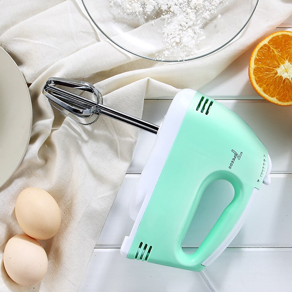 Electric Cake Stand Mixer Food Mixers Beater Kitchen Bowl Aid Whisk Mixing Egg Beater Cake Baking Handheld egg-beater US plug #G