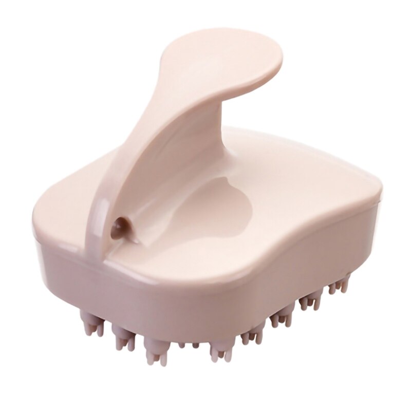 Hoofdhuid Massage Haar Wassen Kam Body Bad Spa Comfortabele Hoofd Massage Borstel Badkamer Producten: pink