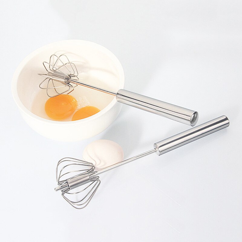 Batidor de leche con Mini Mango, mezclador de presión de la mano, batidor de huevos semiautomático, Espumador, agitador, herramienta de cocina práctica
