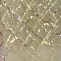 2 Yards Yellow Square Sequins Fabric for Evening Dresses Wedding Party Sparkly Glitter Cloth for Craft Mesh Decoration Material: yellow