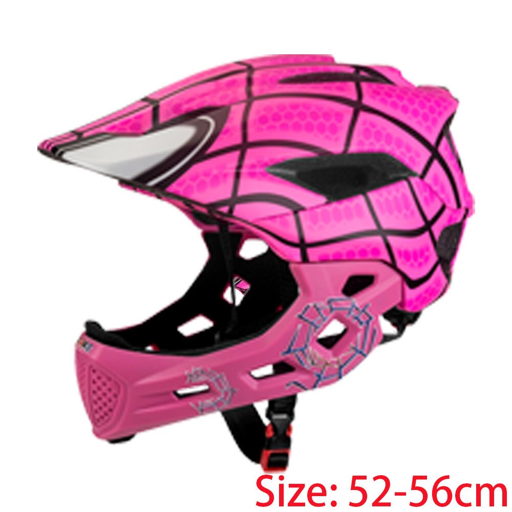 5Styles Bicycle Helmet for Kids Full Face Cover Helmets Children's MTB Bicycle Cycling Helmets Skating Safty Protection: Burgundy