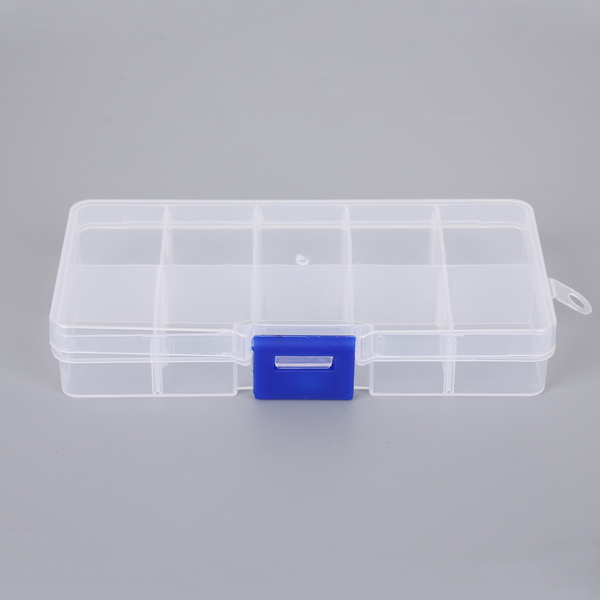 Transparante Plastic Opbergdoos Organizer Stickers Box Desktop Container Washi Tape Stickers Box Art Tool Case Briefpapier: WIT
