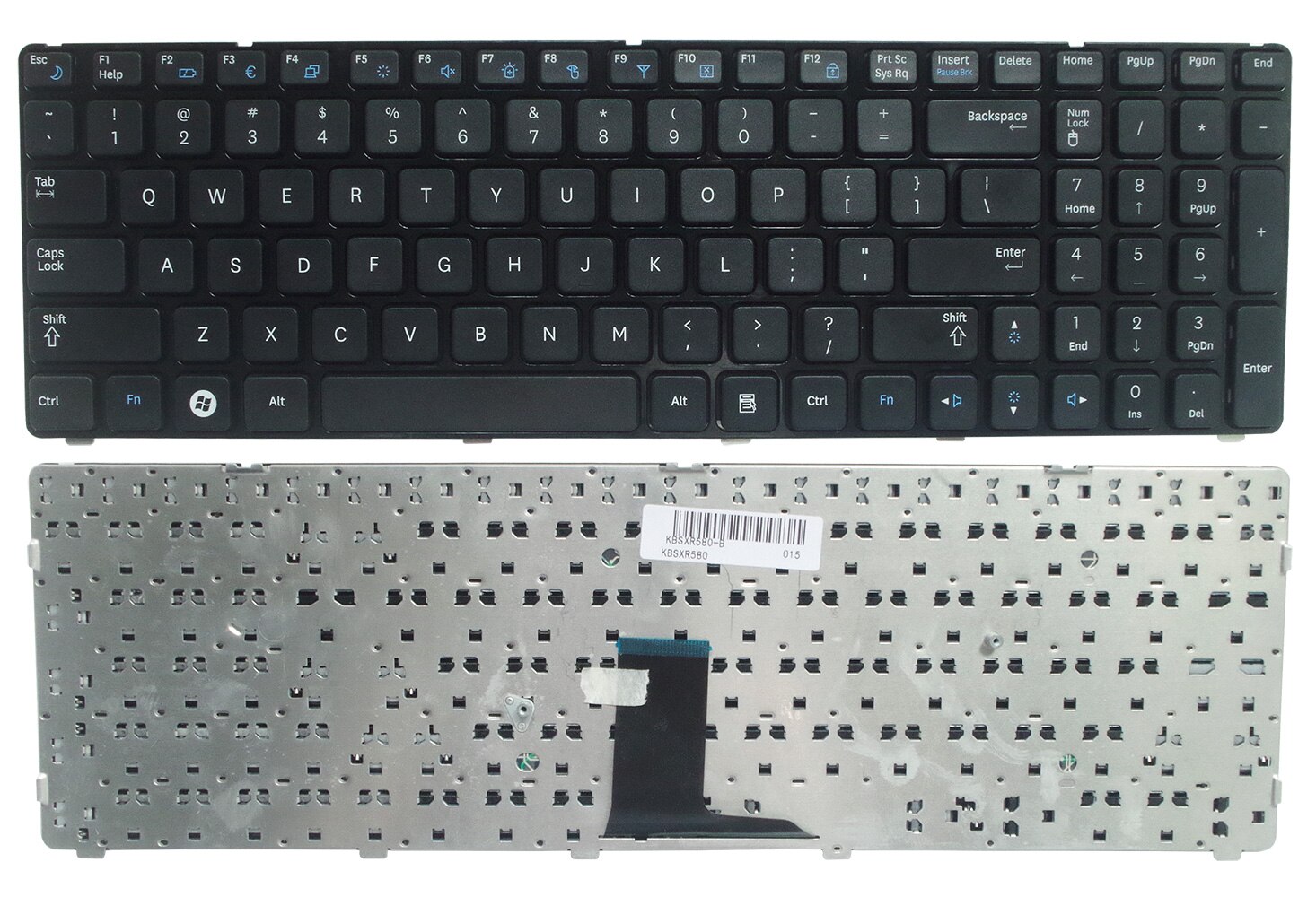 Teclado Inglés para ordenador portátil Samsung R580 R590 R590E R578 E852