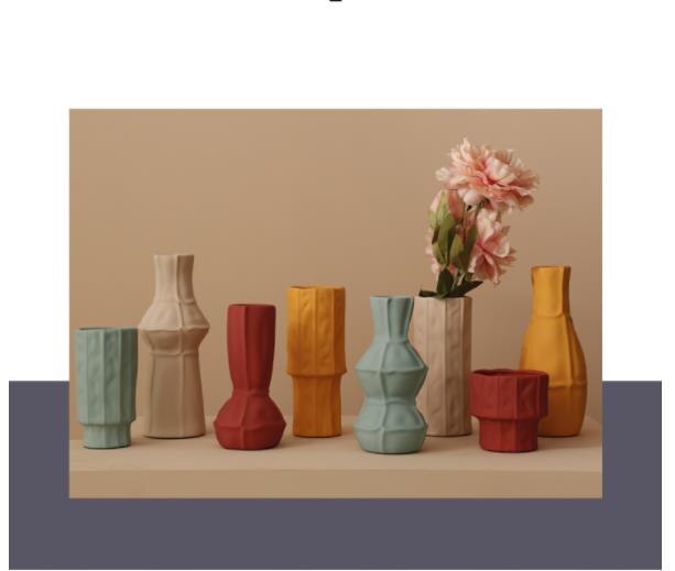 Vase de fleurs de Style Nordique Vase En Céramique... - Grandado
