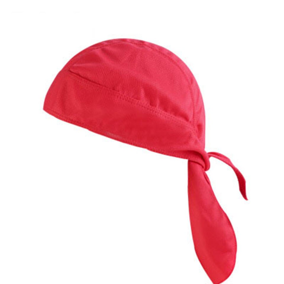 Hombre/mujer Bandana de Ciclismo bicicleta gorra para deportes al aire libre pañuelos ciclo de la bufanda de la cabeza de Ciclismo pasamontañas bicicleta sombreros: RED