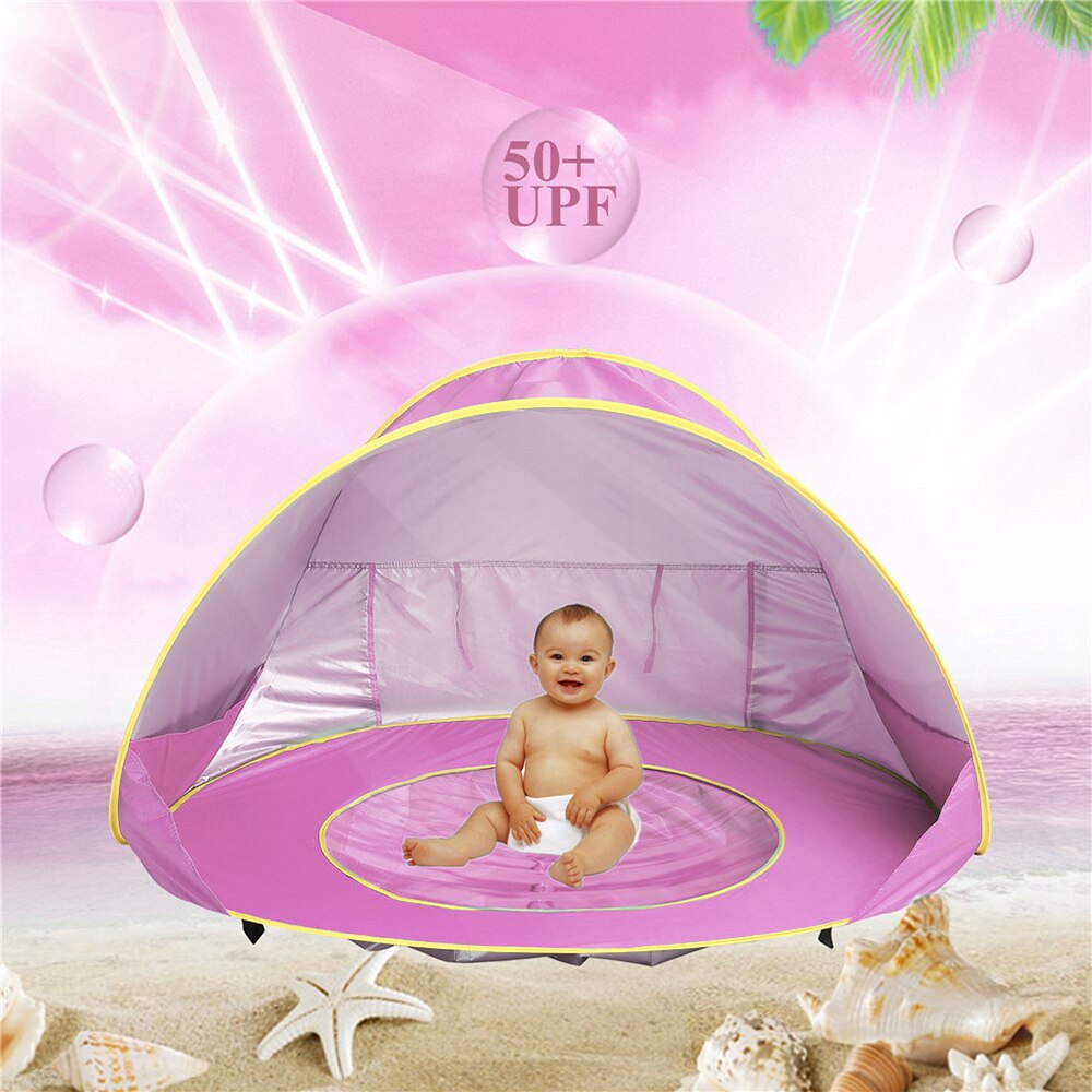 Neue 1 Stck Baby Strand Zelt freundlicher Wasserdichte Pop hoch Sonnenschutz Markise Tragbare Sonnenschirm UV Schutz Sonnenschutz Schuppen freundlicher