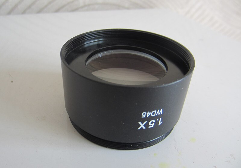 0.3X 0.7X 0.75X 0.5X 1X 1.5X 2X accessoires de Microscope stéréo Aux Barlow accessoire auxiliaire AUX objectif objectif verre M48 * 0.75: 1.5X