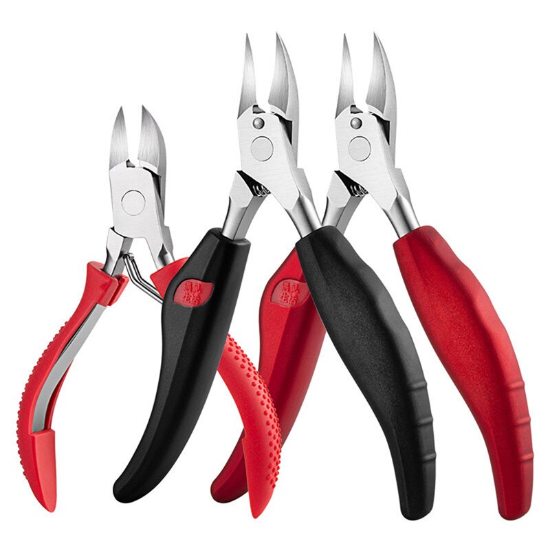 1Pc Fingernail Toenail Cuticle Nipper Trimming Stainless Steel Nail Clipper Cutter Scissor Plier Manicure Tool