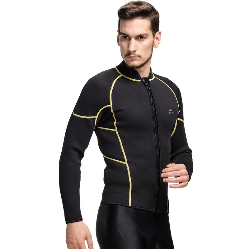 3 MM Neopreen Wetsuit Jas Hoge Stretch Duiken Jass... Grandado