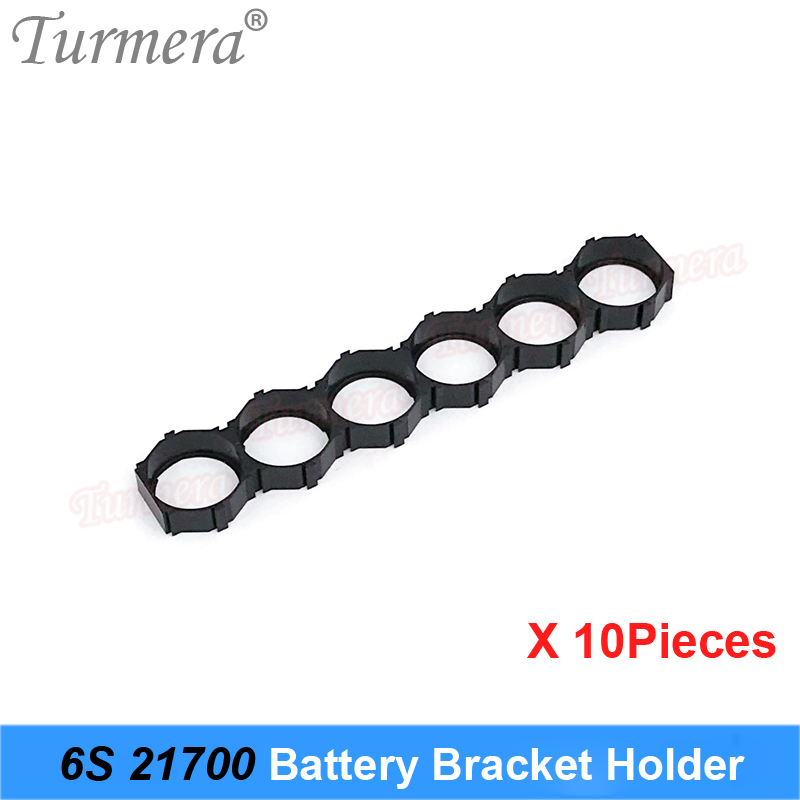 Turmera 10 Stück 21700 Lithium-Batterie-Halterung, 21700 Abstandshalter, 3S, 4S, 5S, 6S, 10S, 13S, Montage für 36 V, 48 V Elektrofahrrad-Batterie: Himmel Blau