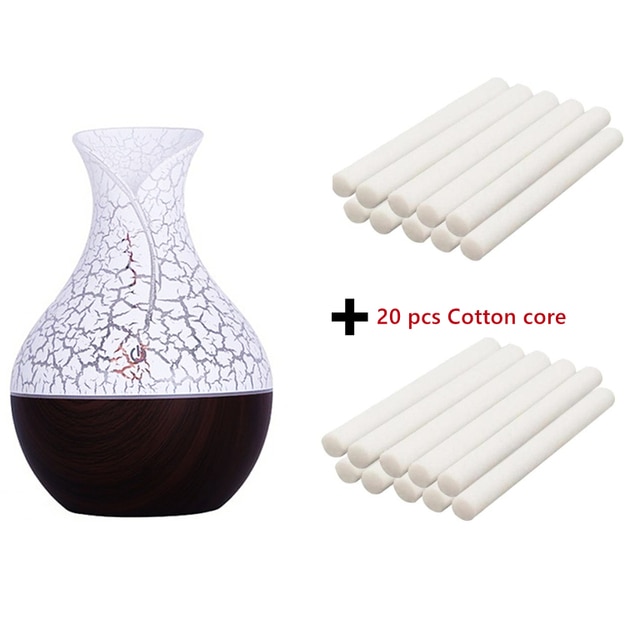 Mini USB Air Humidifier Mechanical Household Single Nozzle Cold Aroma Diffuser Color Light Heavy Ultrasonic Humidifier 130ML: W filter20